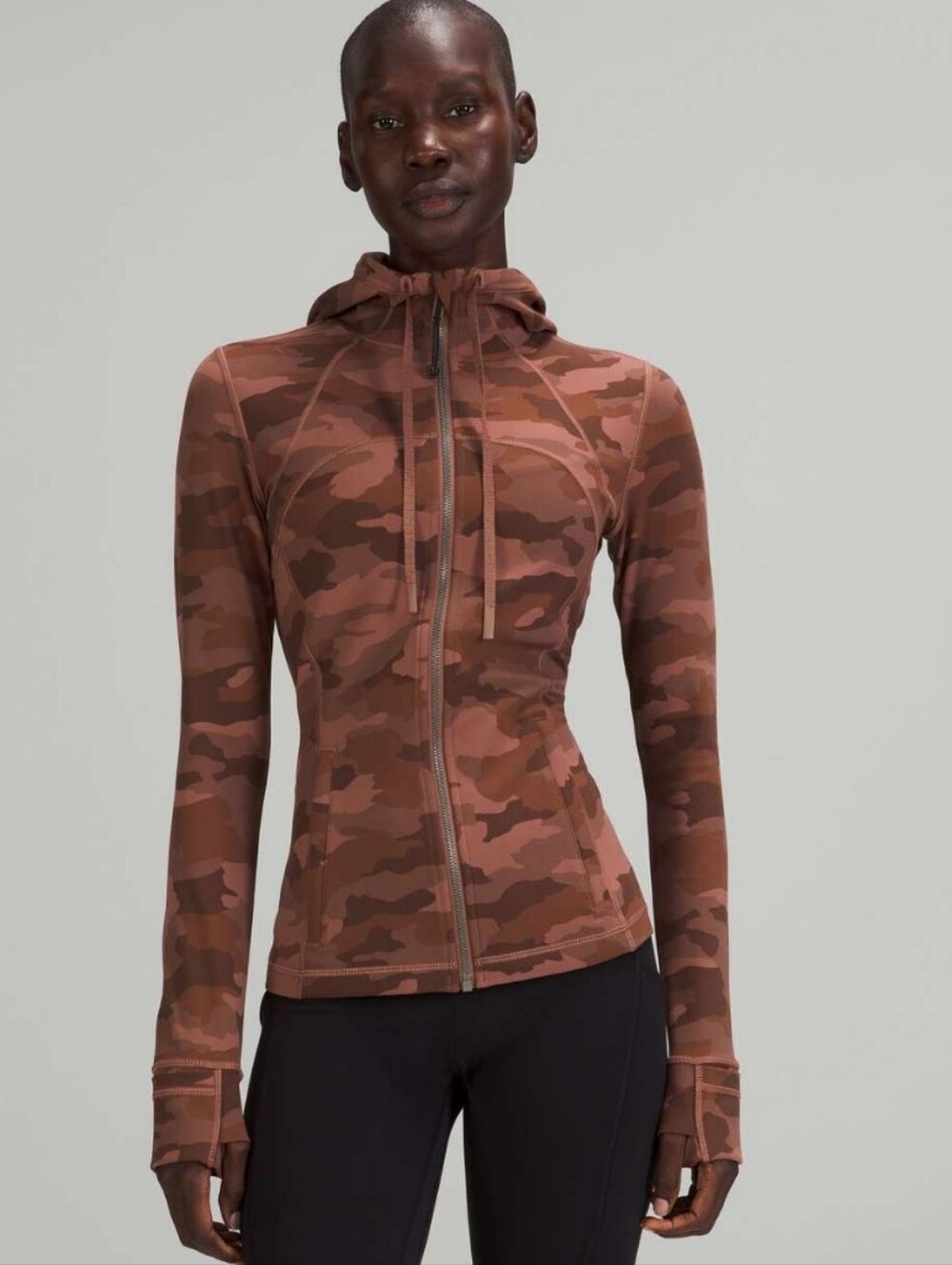 Lululemon Hooded Define Jacket *Nulu Heritage 365 Camo Roasted Brown Multi